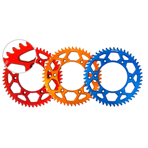 Rear sprocket NRTeam Ergal Beta RR 498 (12) 51 teeth red DS40.0822ER.51