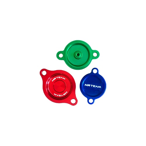 Oil filter cover Husqvarna 501 FE (14-16) blue - NRTeam DS94.0015B