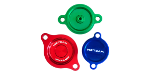 Oil filter cover Husaberg 350 FE (13) orange - NRTeam DS94.0014A