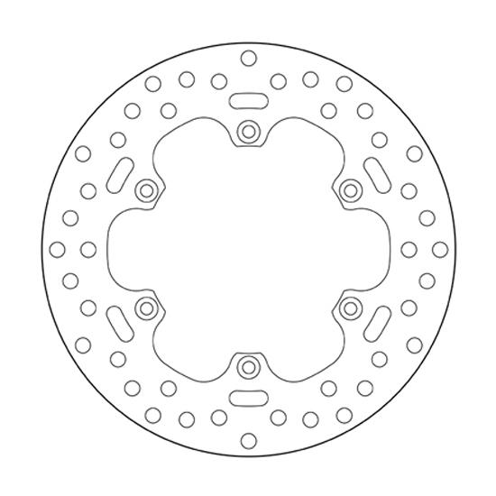 Brake disc Brembo Serie Oro Husaberg 450 FE (04-14) rear 68B40752