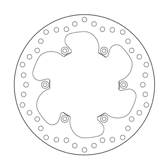Brake disc Brembo Serie Oro Suzuki RM 250 (06-12) rear 68B40784