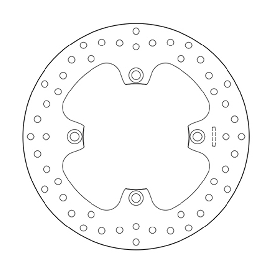 Brake disc Brembo Serie Oro Beta RR 520 (10-11) rear 68B40789
