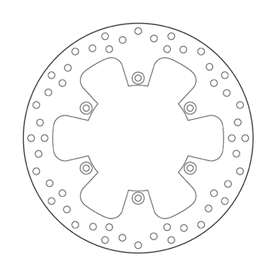 Brake disc Brembo Serie Oro Beta RR 498 (13-14) rear 68B407F0
