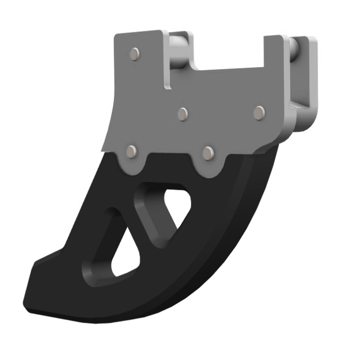 Disc Guard rear DTC Husqvarna 450 FE (22-24) black 9202150301