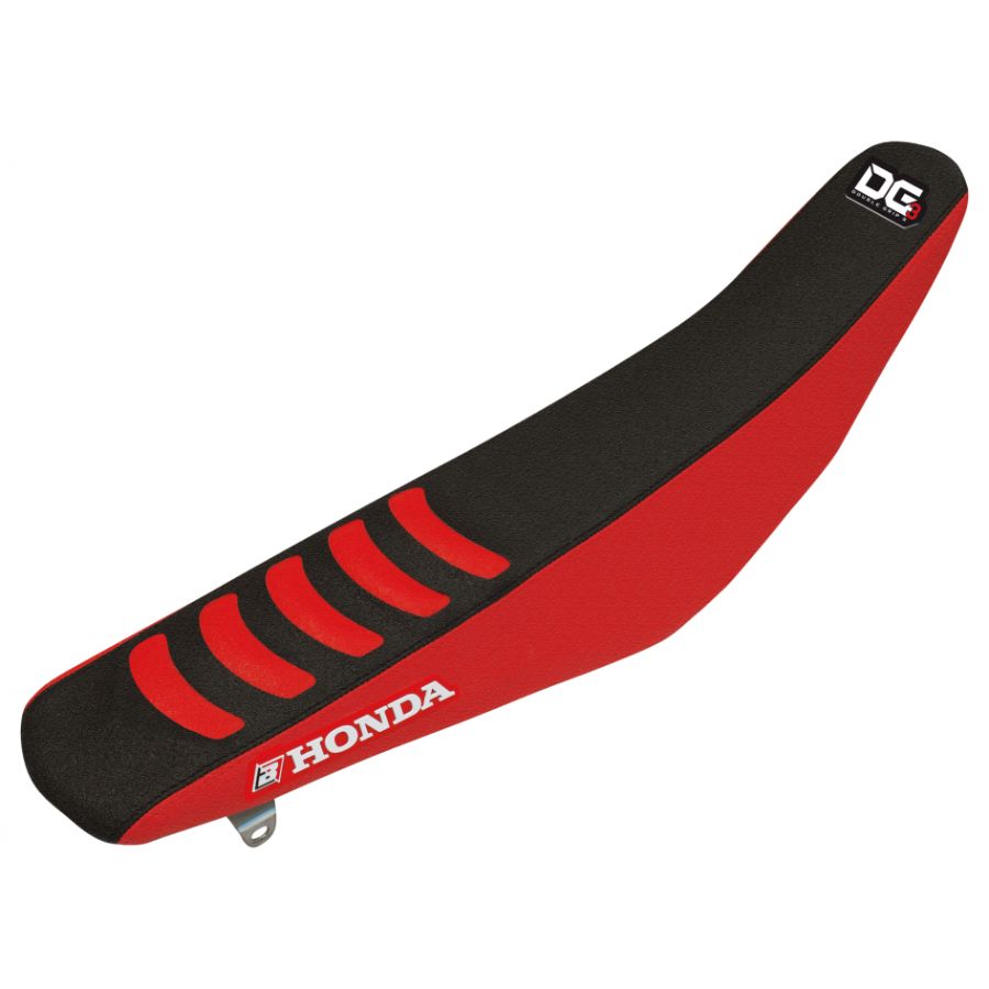 Seat cover Blackbird Honda CRF 250 R (22-25) DG3 black e red BL-1149H