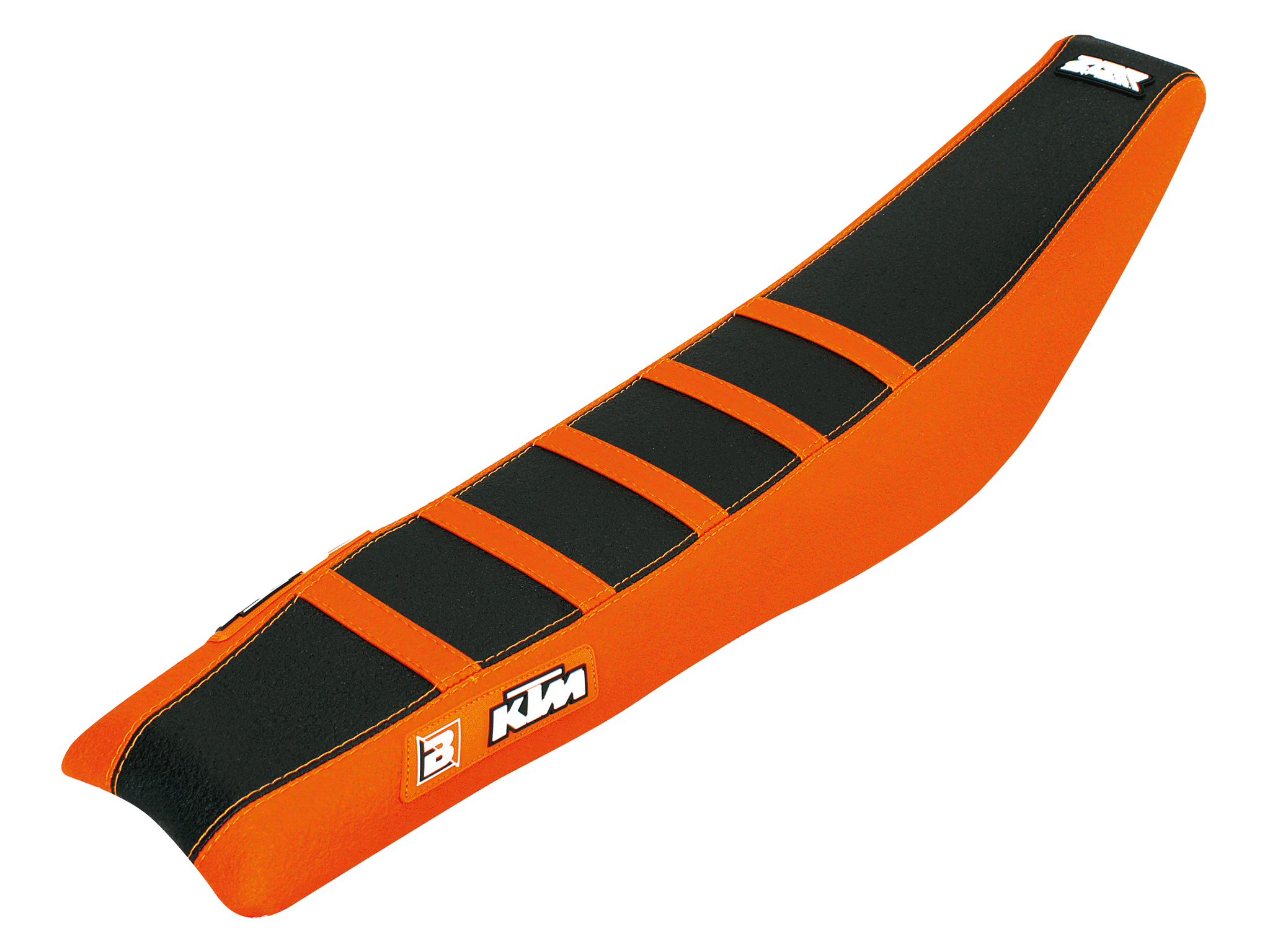 Seat cover Blackbird KTM 450 EXC-F (17-19) zebra black e orange BL-1524Z