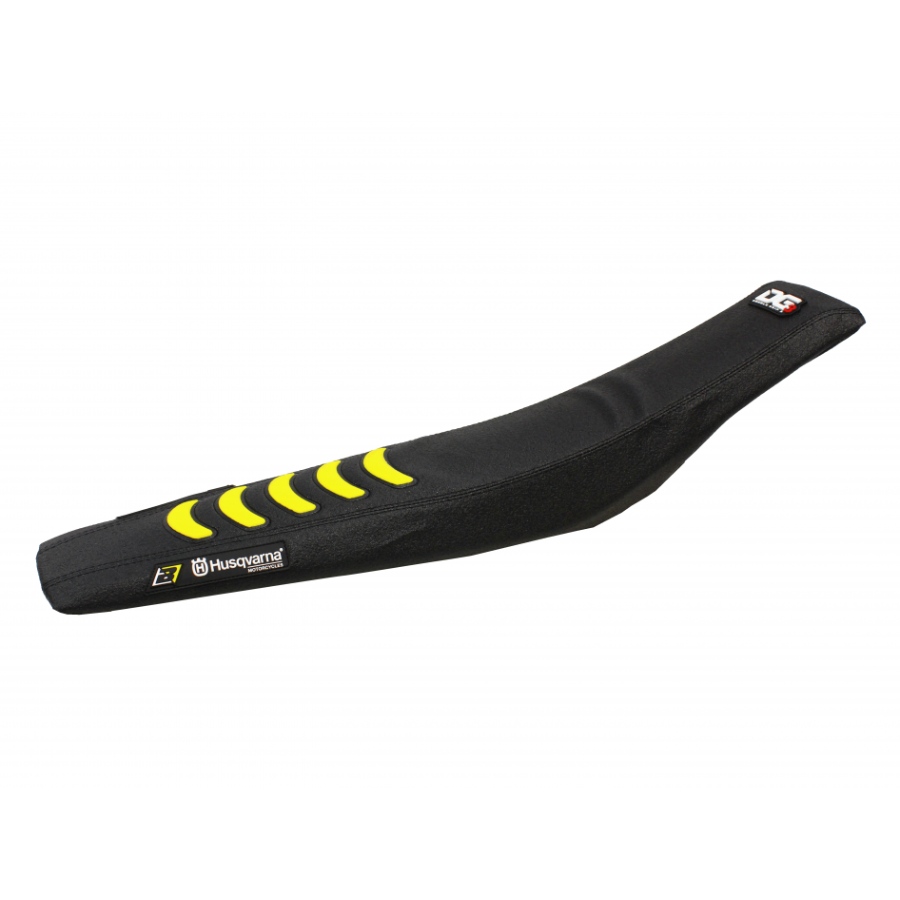 Seat cover Blackbird Husqvarna 450 FE (17-19) DG3 black e yellow BL-1622H