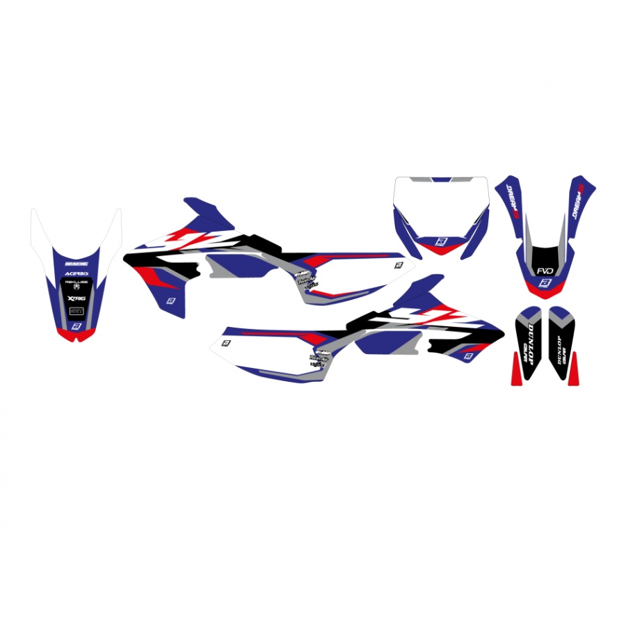Graphics kit Yamaha YZ 65 (19-25) Dream 5 BL-2248AB