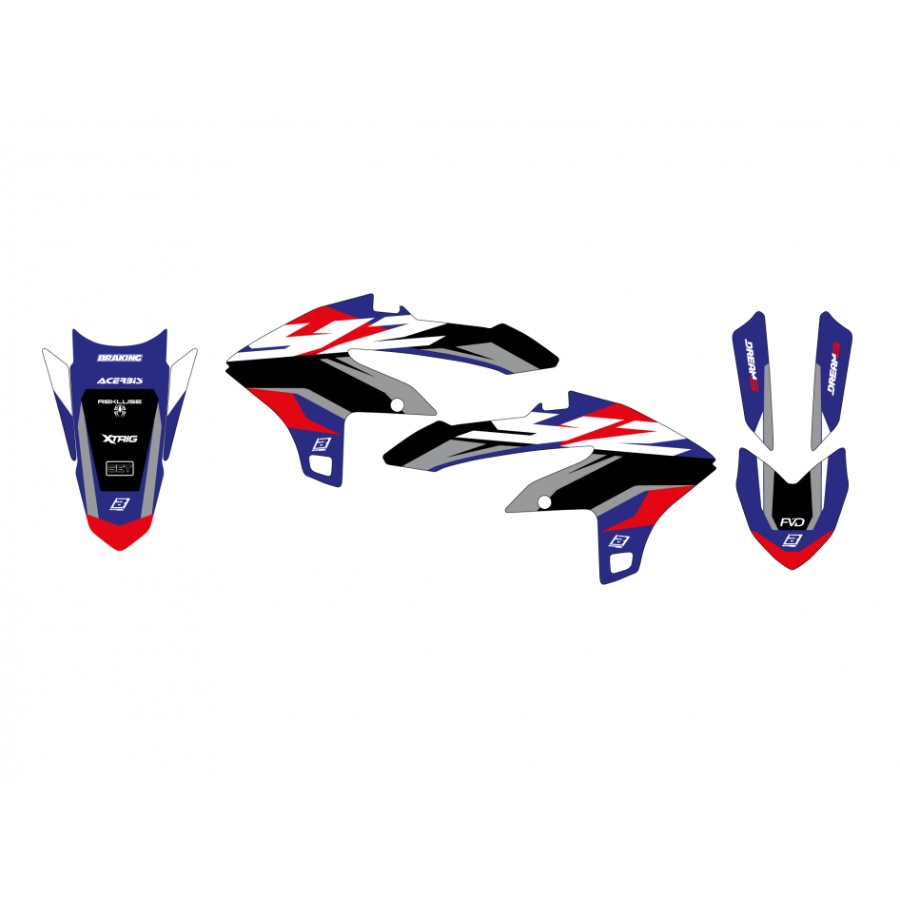 Graphics kit Yamaha YZ 250 F (24-25) Dream 5 BL-2252AB