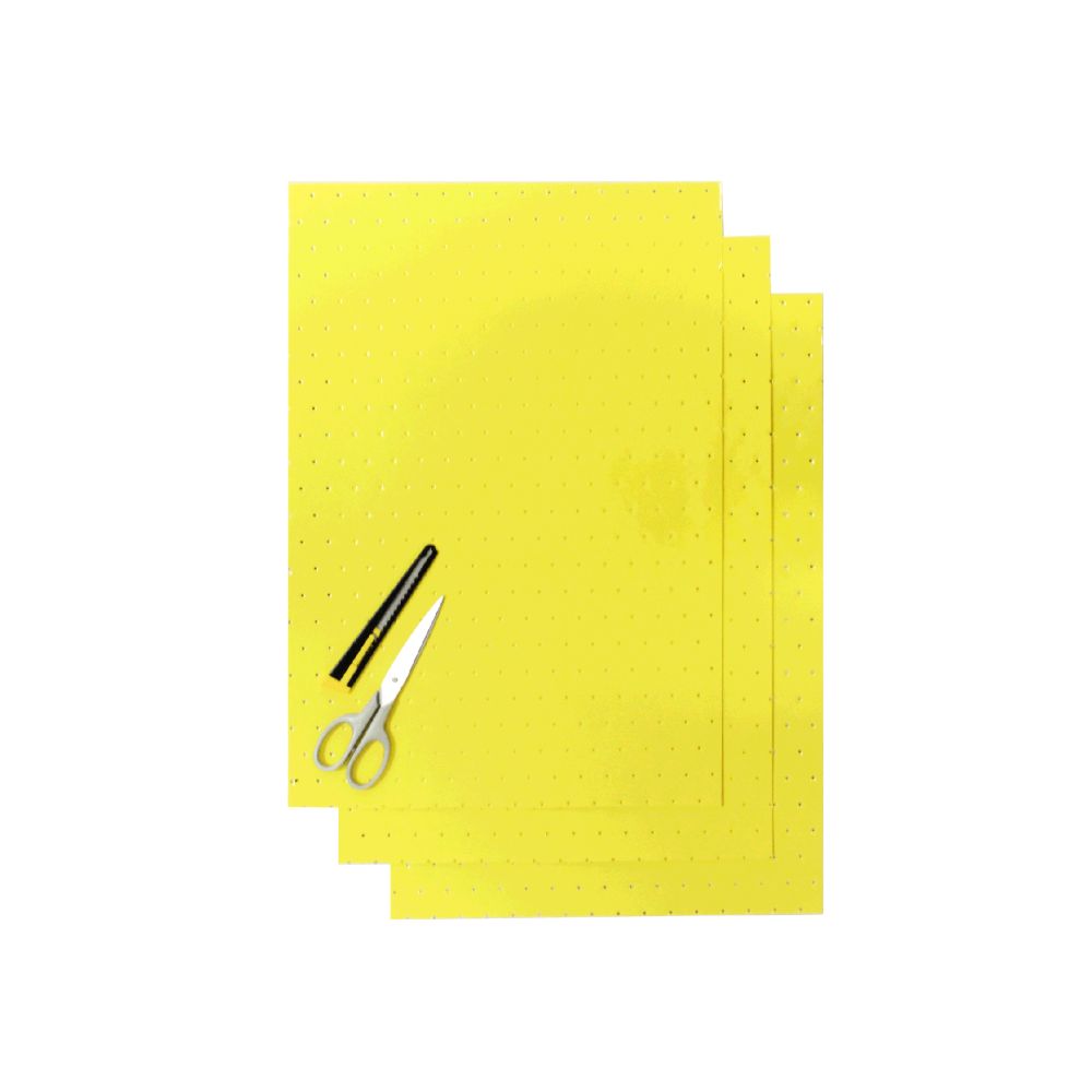 Crystall adhesive sheets yellow with holes Crystall adhesive sheets yellow with holes