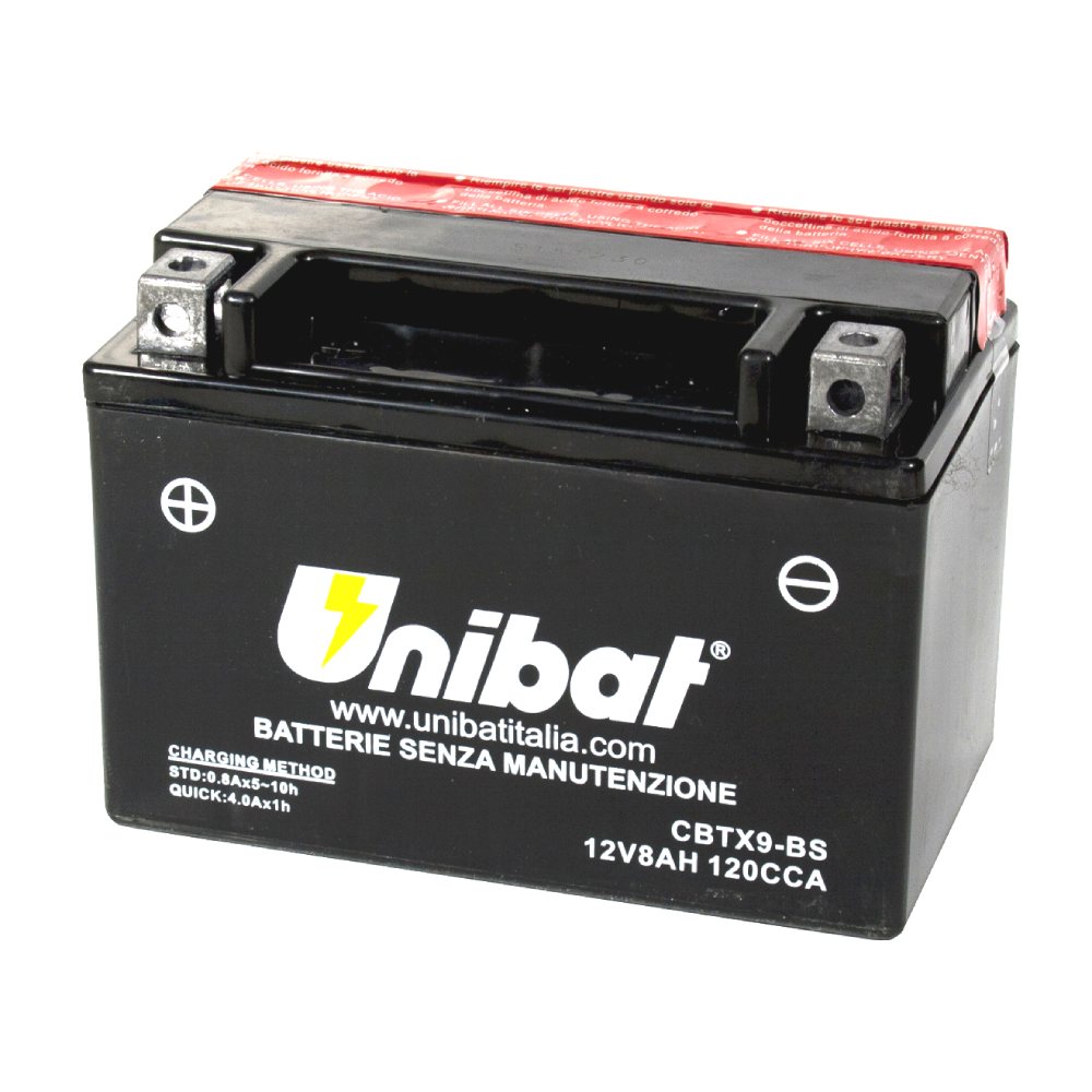 Battery YTX9-BS Unibat CBTX9-BS