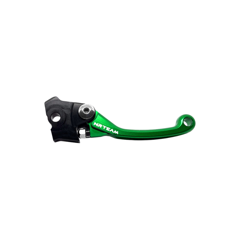 Brake lever CNC Kawasaki KX 250 F (21-25) green - Nissin DS70.8220V