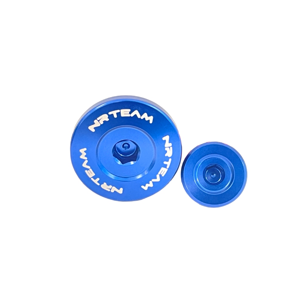 Engine case plug Fantic 450 XXF (23-25) blue DS88.3022B