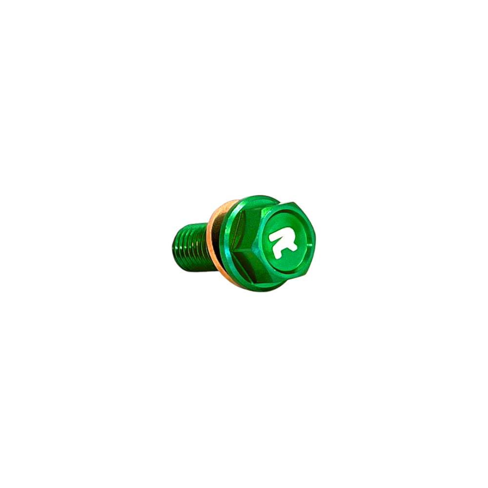 Magnetic oil drain plug Kawasaki KX 450 F (06-15) green DS89.1003V