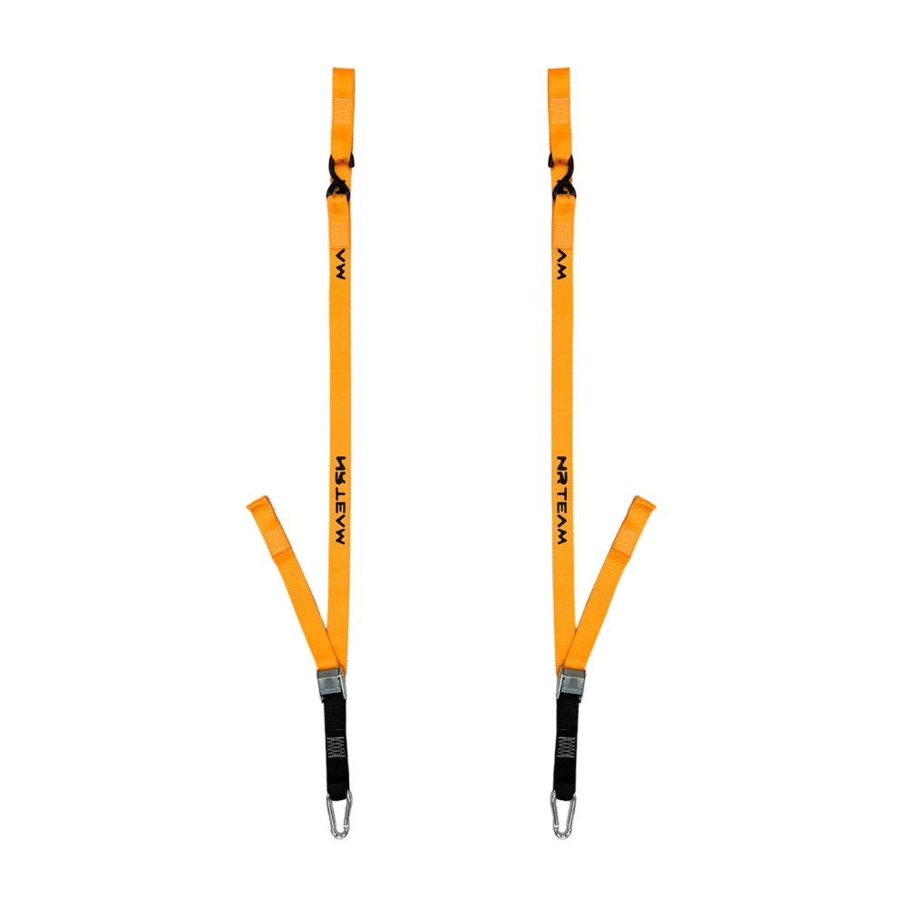 Pair of motorcycle straps Pull Up 38mm NRTeam orange Pair of motorcycle straps Pull Up 38mm NRTeam orange