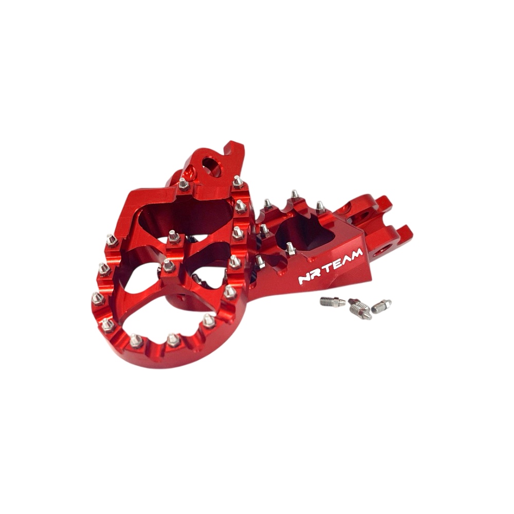 Footpegs Ergal Honda CRF 450 X (05-16) red DS98.0791R