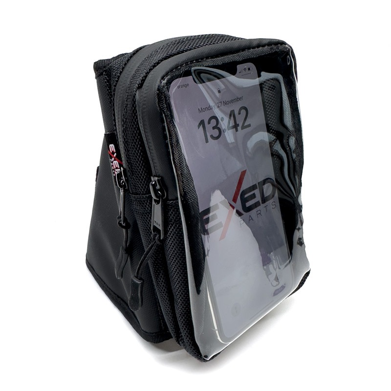 Motorcycle seat phone holder bag E-BAG