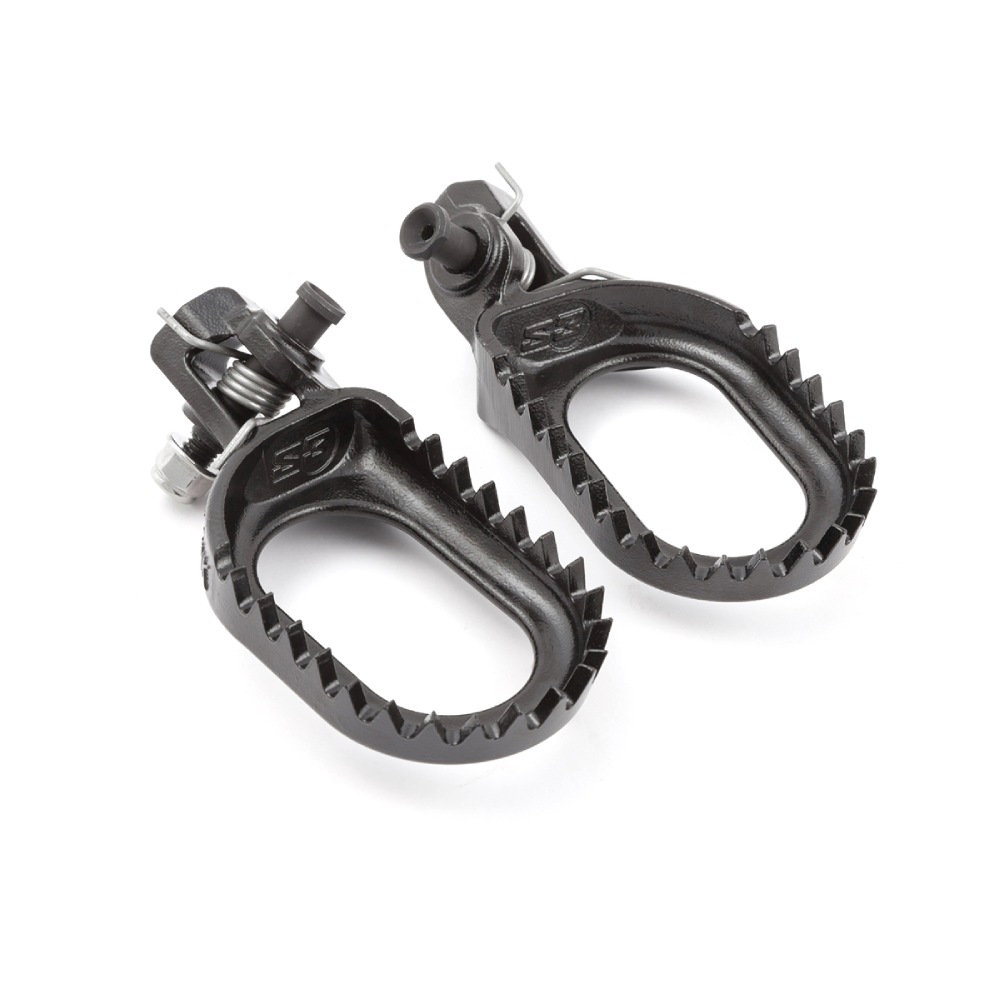 Footpegs steel S3 Beta RR 250 (20-26) rear-set and lowered black ESK-2761-B