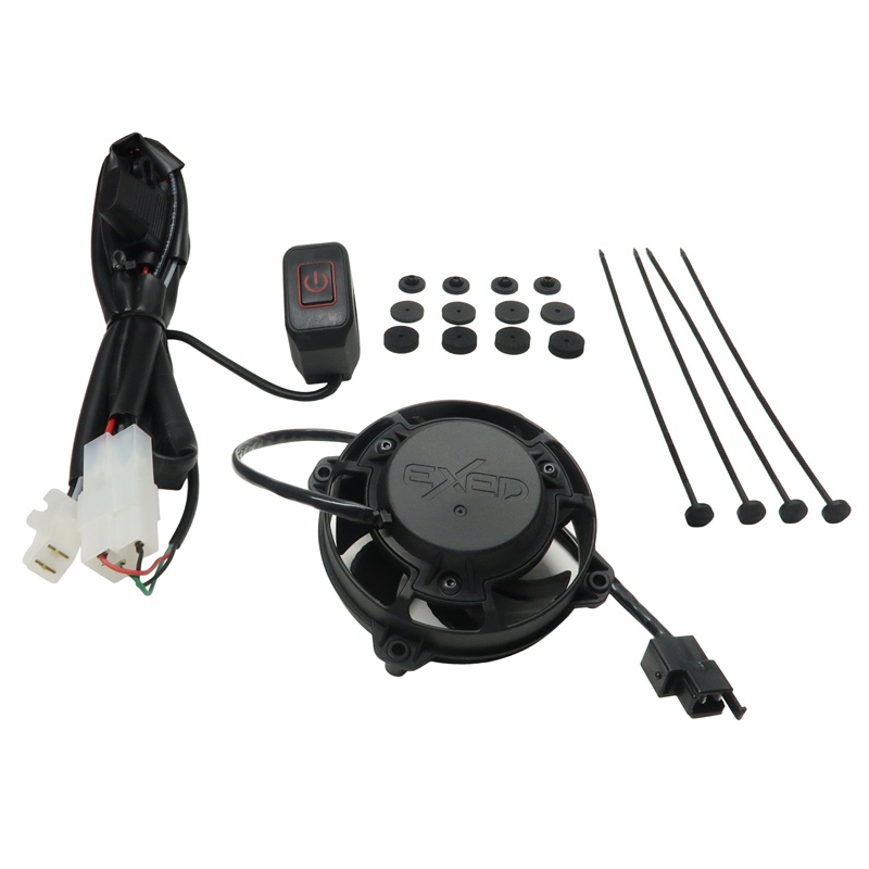 Universal radiator fan kit manual Exed EX-RFS-UN-SR