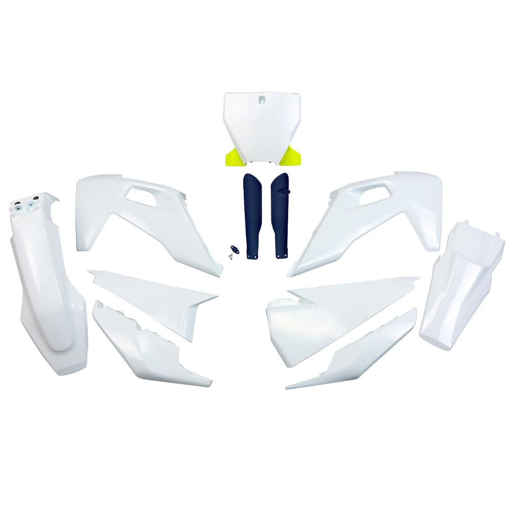 Plastics kit Husqvarna 125 TC (22) - colour OEM HUKIT622F-999W