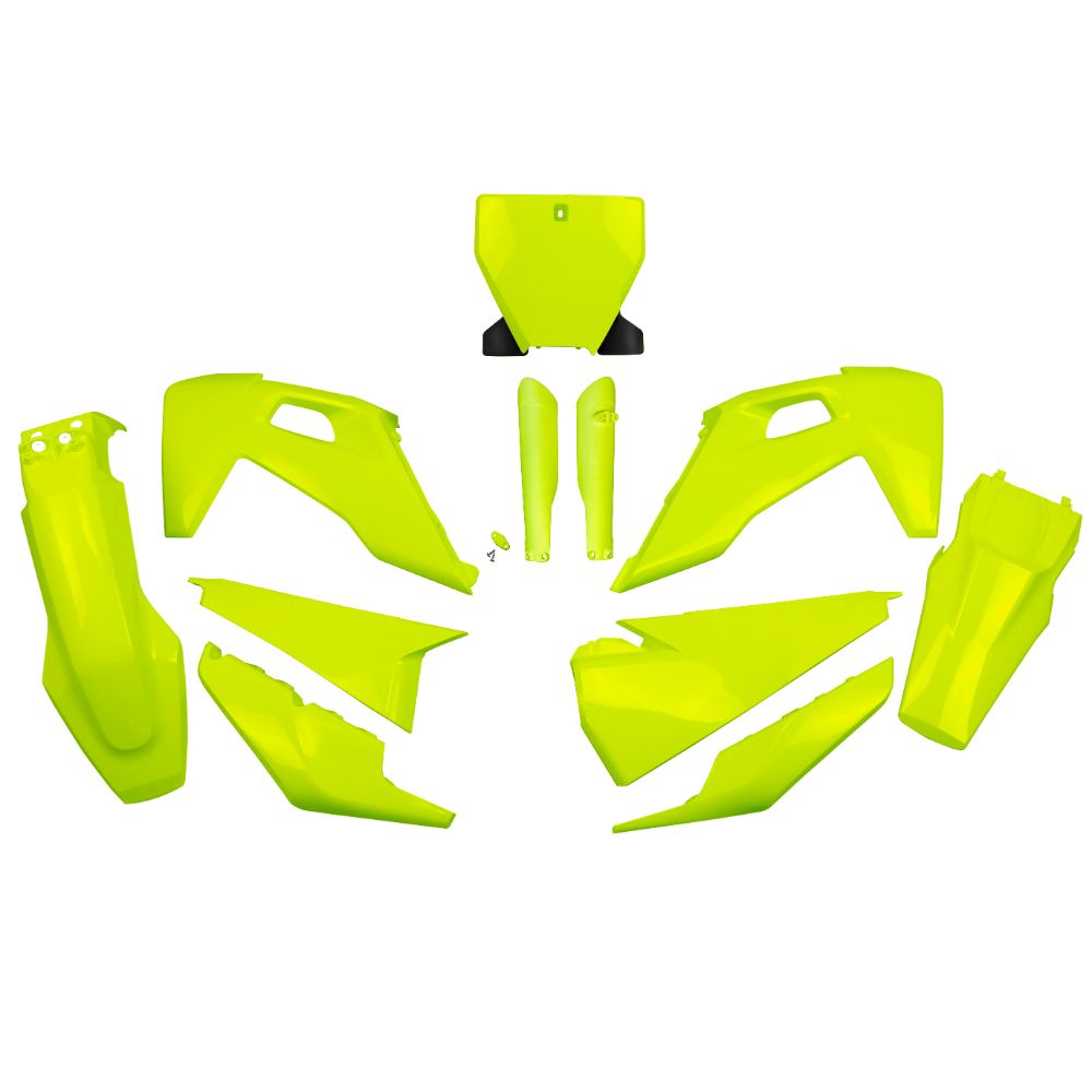 Plastics kit Husqvarna 250 TC (19-22) - colour neon yellow HUKIT622F-DFLU