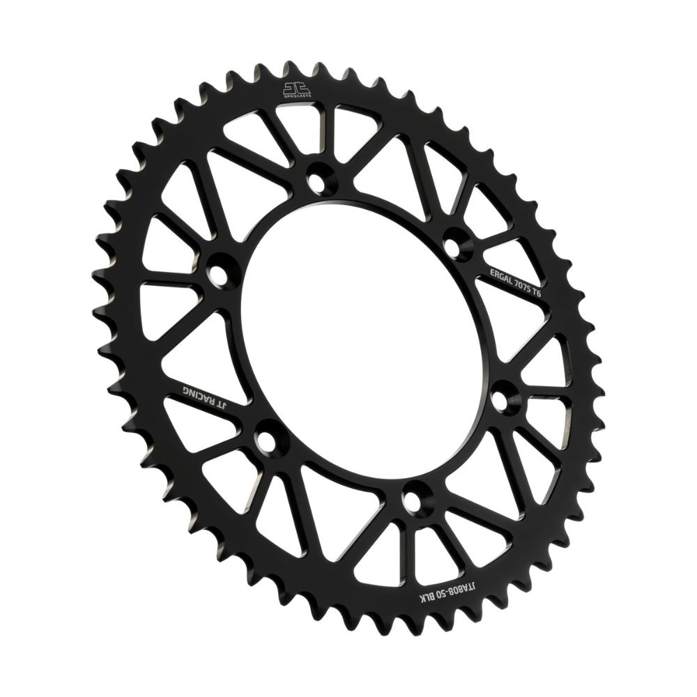 Rear sprocket JT ergal Suzuki RM 125 (89-12) 50 teeth black JTA808.50BLK