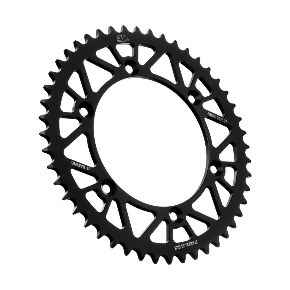 Rear sprocket JT ergal Sherco 250 SE-R (14-25) 48 teeth black JTA822.48BLK