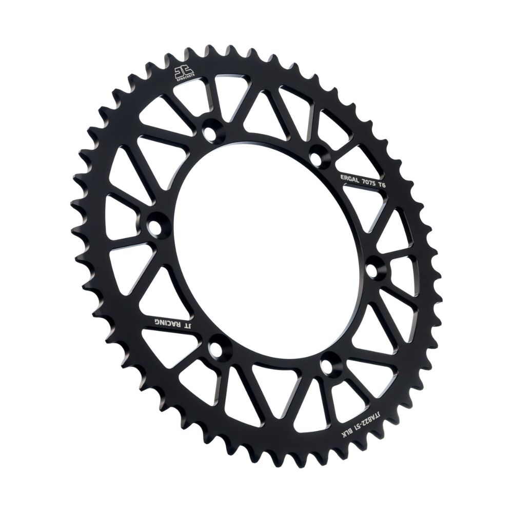 Rear sprocket JT ergal Beta RR 498 (12) 51 teeth black JTA822.51BLK