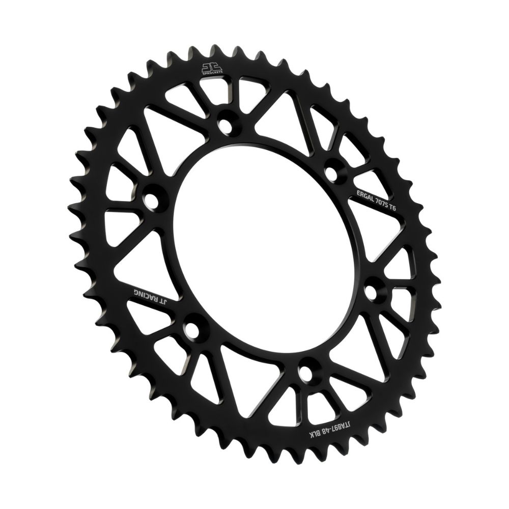 Rear sprocket JT ergal KTM 250 SX (93-25) 48 teeth black JTA897.48BLK