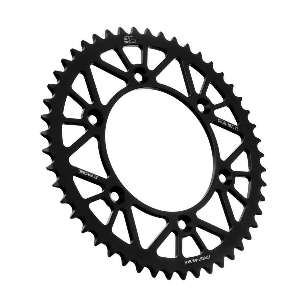Rear sprocket JT ergal Husaberg 300 TE (11-14) 49 teeth black JTA897.49BLK