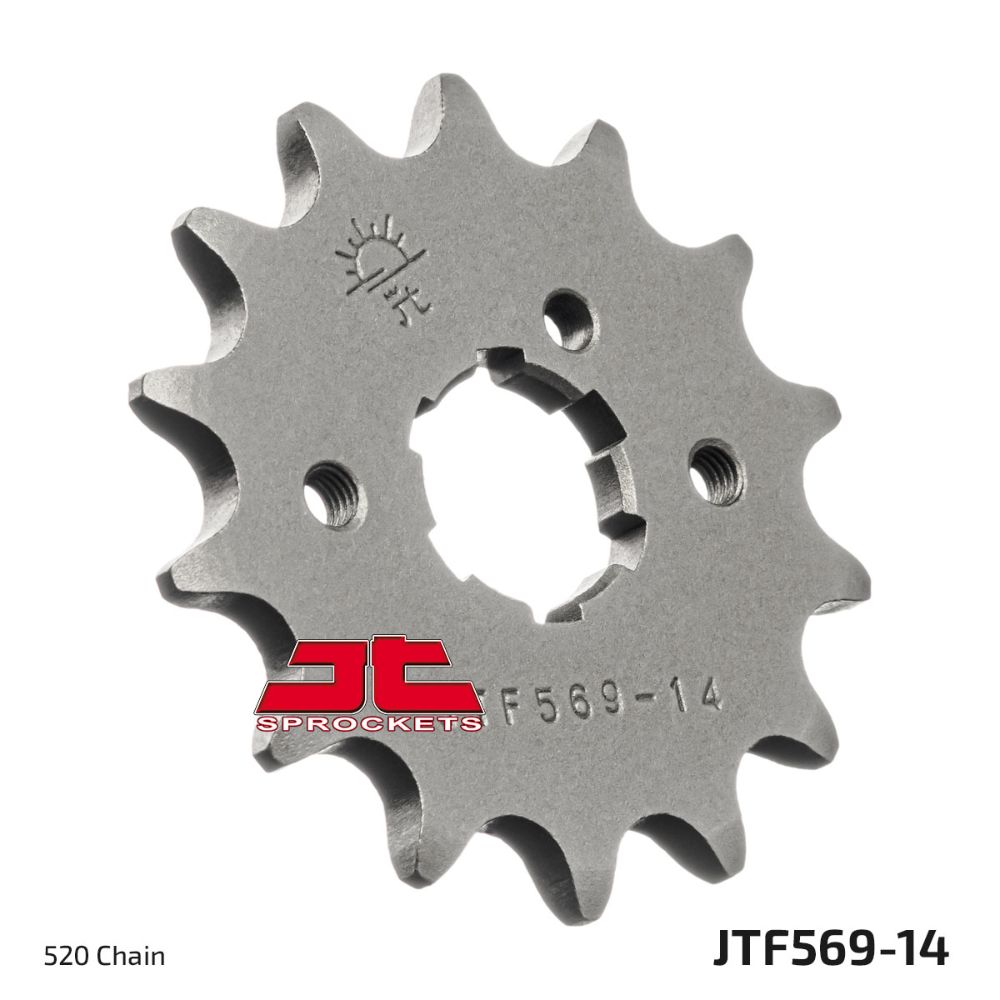 Front sprocket JT Kawasaki KX 250 (87-98) 14 teeth JTF569.14