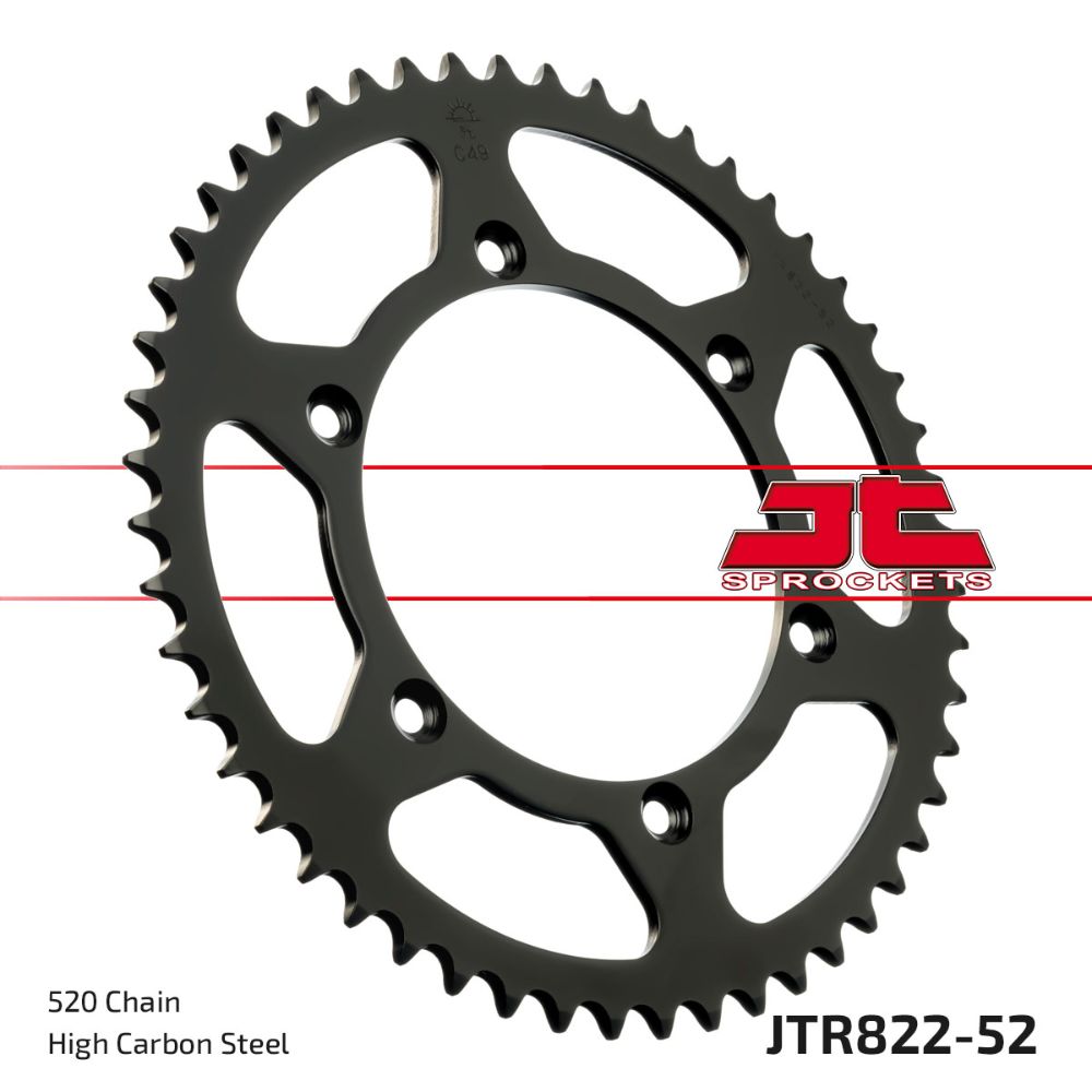Rear sprocket JT steel Husqvarna 125 SMS (98-13) 52 teeth JTR822.52