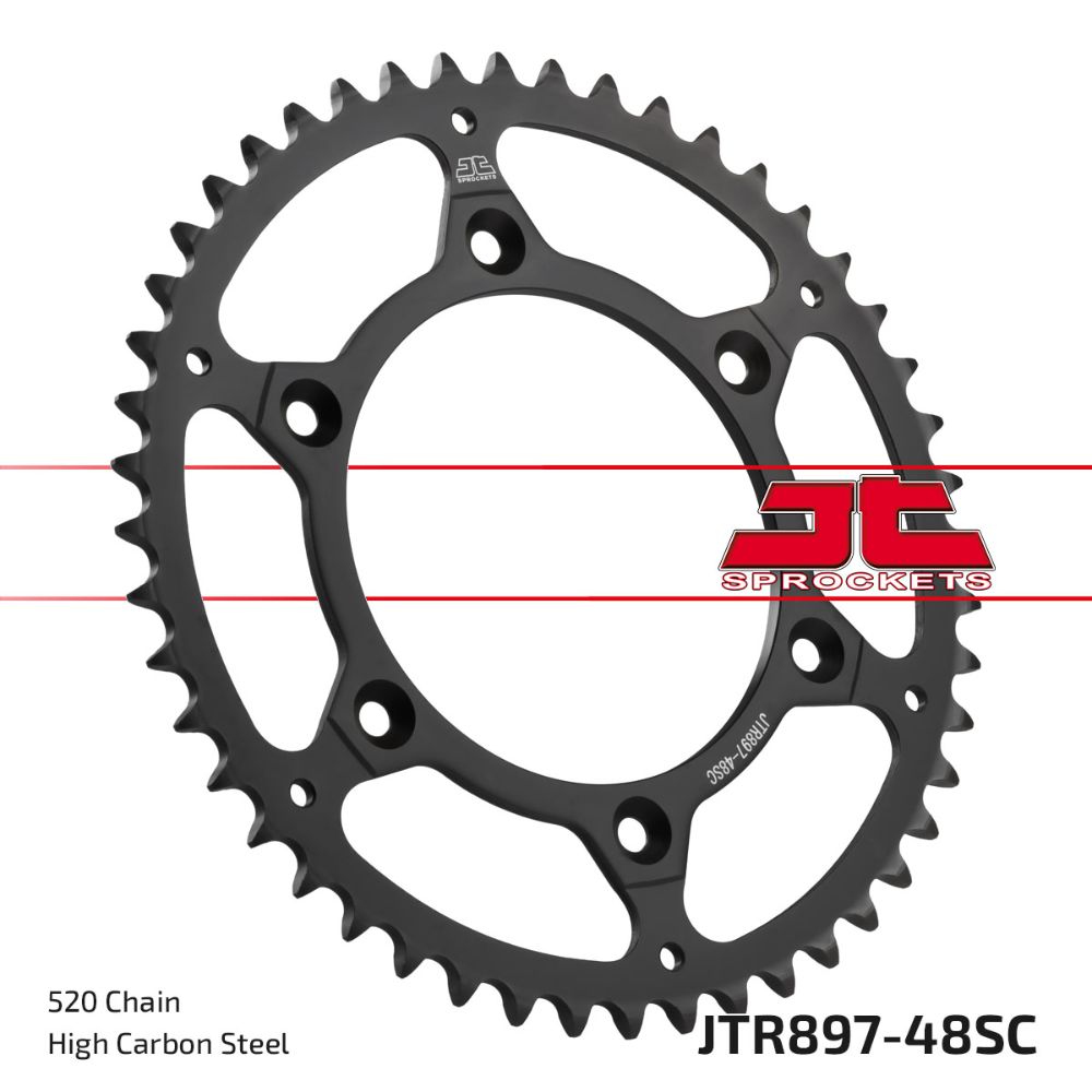 Rear sprocket JT steel Husaberg 450 FE (04-14) 48 teeth self-cleaning JTR897.48SC