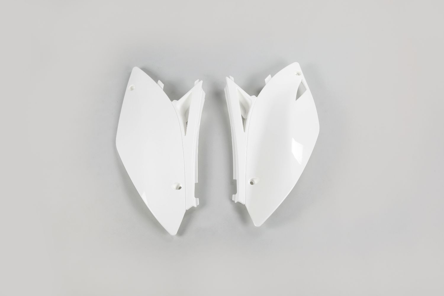 Side number plates Kawasaki KX 450 F (09-11) white KA04700-047