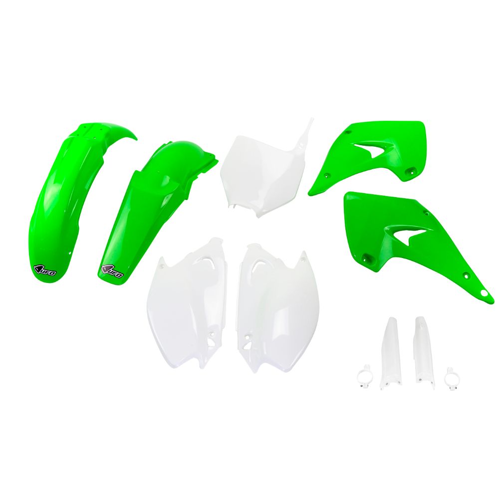Plastics kit Kawasaki KX 125 (03-08) - colour OEM KAKIT201F-999