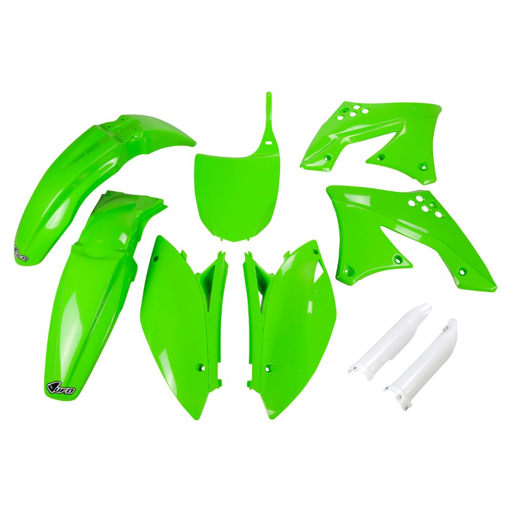 Plastics kit Kawasaki KX 250 F (09-12) - colour green KAKIT212F-026