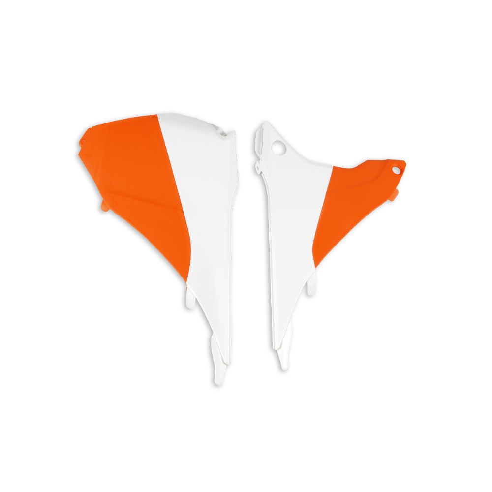 Airbox cover KTM 450 EXC-F (14-16) white e orange* KT04054-999W