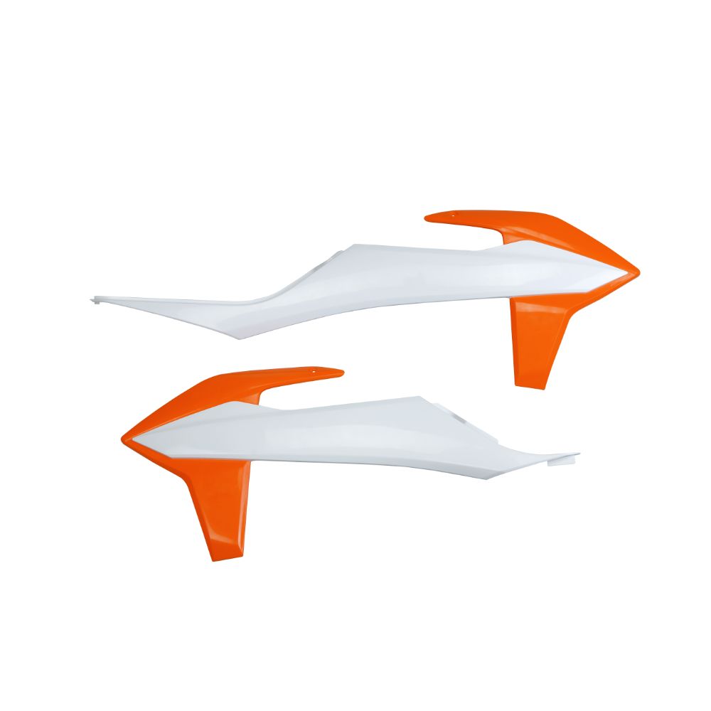 Radiator Shrouds KTM 250 EXC (20-23) white and orange* KT04092-999