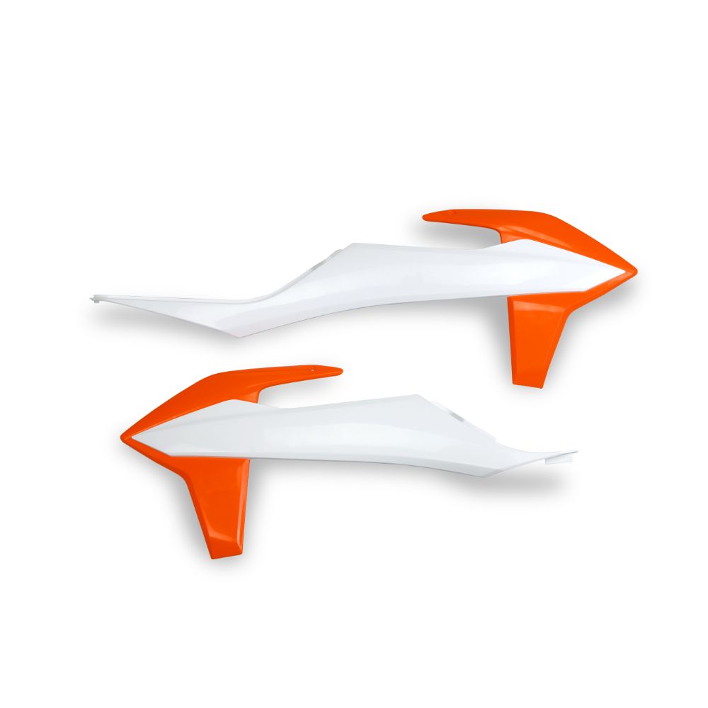 Radiator Shrouds KTM 250 SX (20-22) white and orange* KT04092-999W