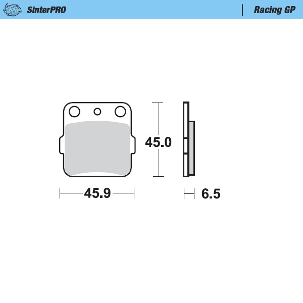 Brake pads Moto Master Honda CR 85 (03-07) front GP MM-091012