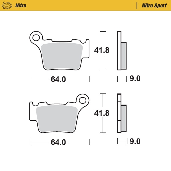 Brake pads Moto Master KTM 65 SX (23-25) front nitro MM-094422