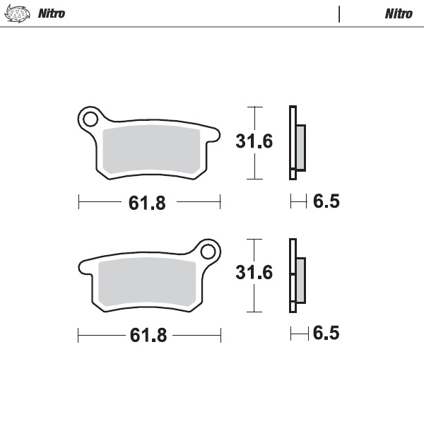 Brake pads Moto Master KTM 85 SX (04-11) front nitro MM-094621