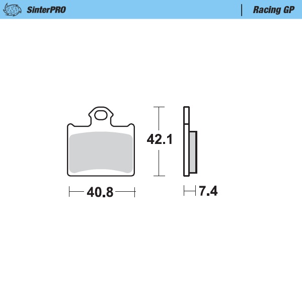 Brake pads Moto Master KTM 85 SX (11-20) rear GP MM-096712