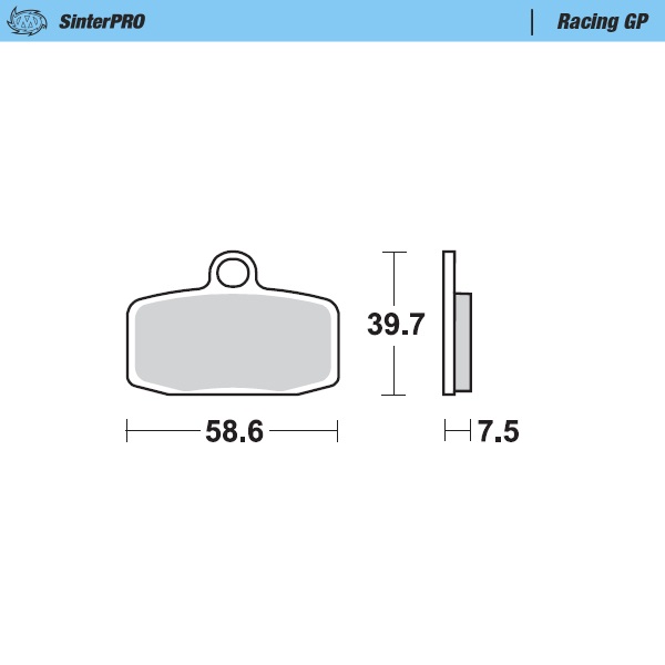 Brake pads Moto Master Husqvarna 85 TC (14-20) front GP MM-097412