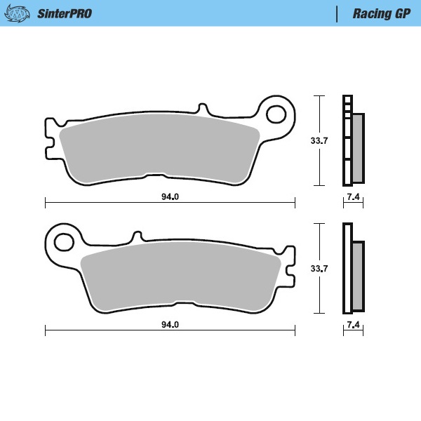 Brake pads Moto Master Fantic 250 XEF (23-25) front GP MM-099812