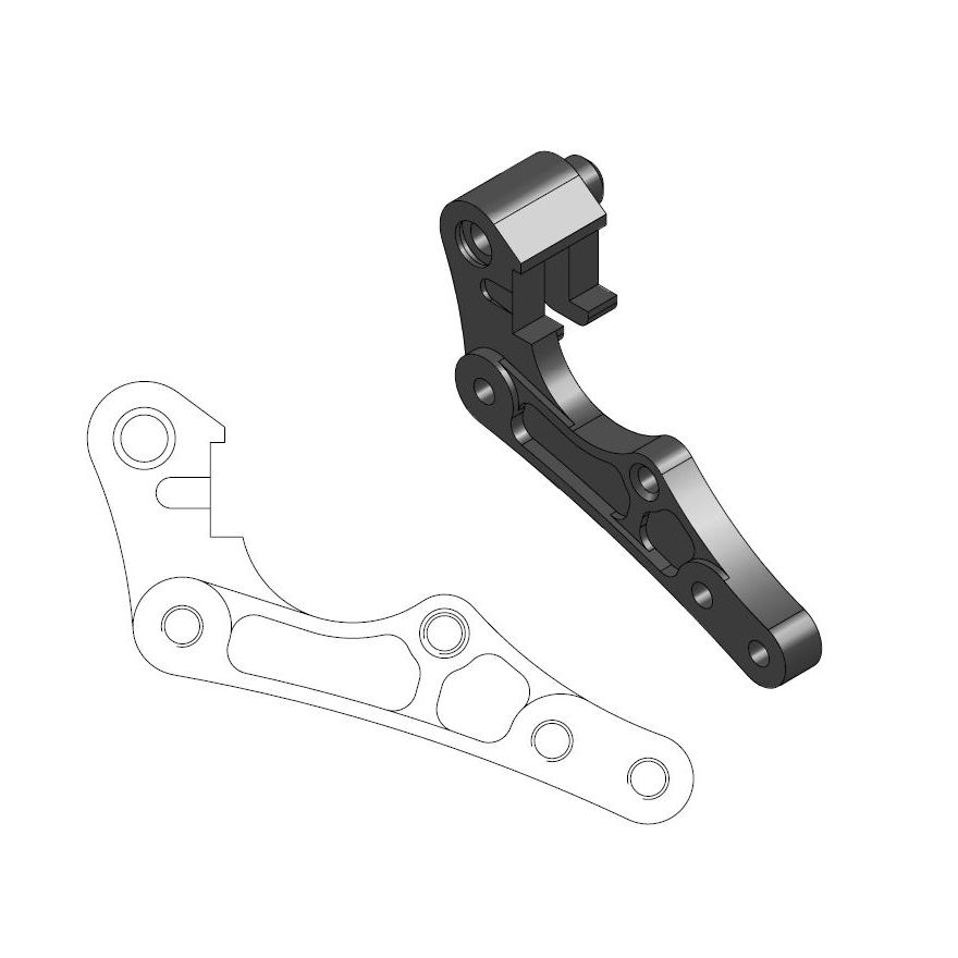 Spacer Sherco 250 SEF-R (14-23) front 270 mm - Moto Master MM-211080