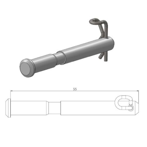 Brake caliper pin Husqvarna 250 TE (18-21) front Moto Master MM-213066