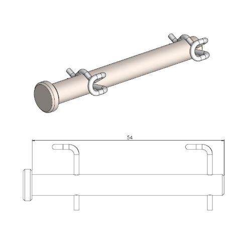 Brake caliper pin Husqvarna 85 TC (21-25) front Moto Master MM-213077