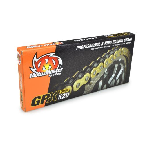 Drive chain MM chain pitch 520 GPX cross-enduro professional with X-RING 120 links-or MM-652005