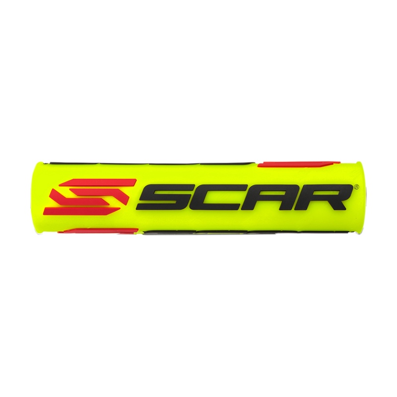Handlebar pad Scar neon yellow and black - Handlebar with crossbar MSXY